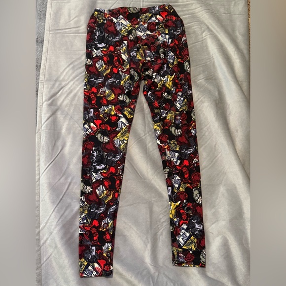LuLaRoe Disney Villains Captain Hook OS Leggings - Picture 8 of 11